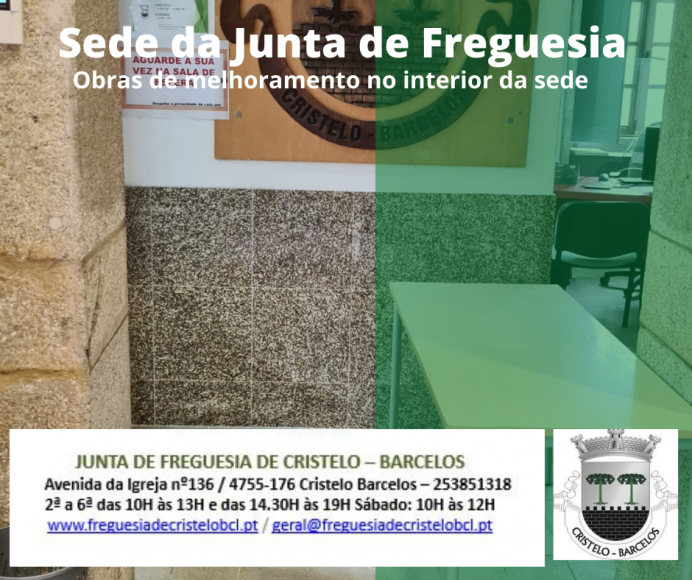 Obras interior da Sede da Junta de Freguesia