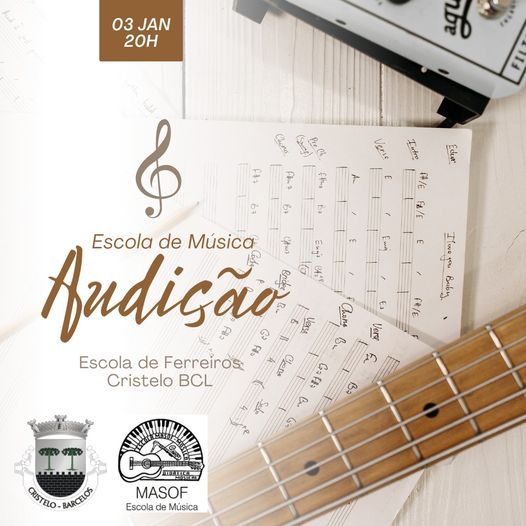 1ª Audição do ano da Escola de Música de Cristelo