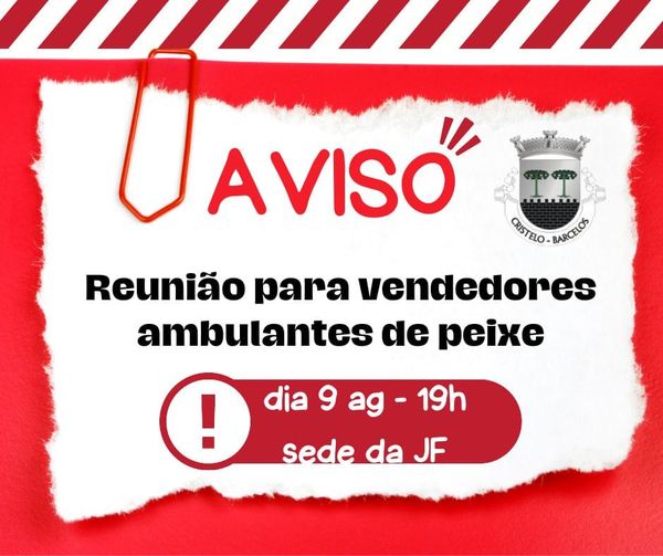 Reunião - Vendedores ambulantes de peixe