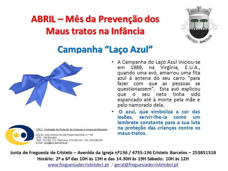 Campanha "Laço Azul"